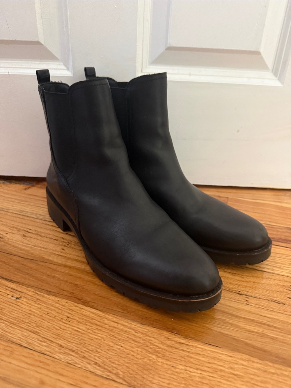 Sam Edelman Black Leather Chelsea Ankle Boots Women’s Size 11